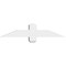 Ekena Millwork Eugene Architectural Grade PVC Gable Bracket, 36"W x 7 1/2"H x 4"D x 4"F, 5/12 Pitch GBP036X08X0404EUG00 - alternate 3